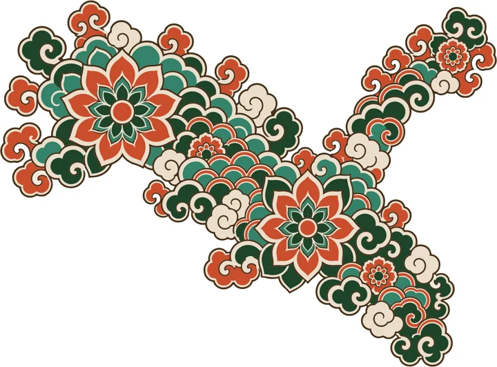 Korean motif illustration / 02